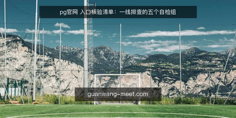 pg官网 入口核验清单：一线排查的五个自检组 — 先看哪些信号：现场观察清单 配图